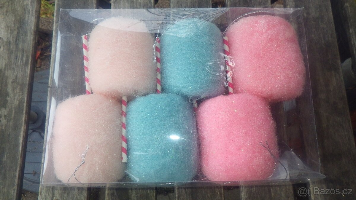 Vánoční dekorace hvězda stromek ozdoby - 7