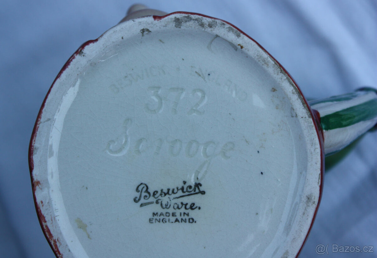 Džbán, korbel karafa Beswick Anglie kolem roku 1930-1950 - 7