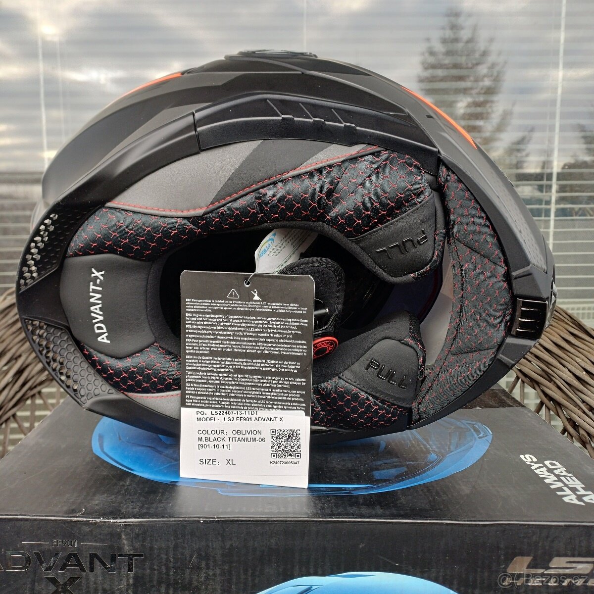 Silniční překlápěcí přilba LS2 Advant X Oblivion - 7