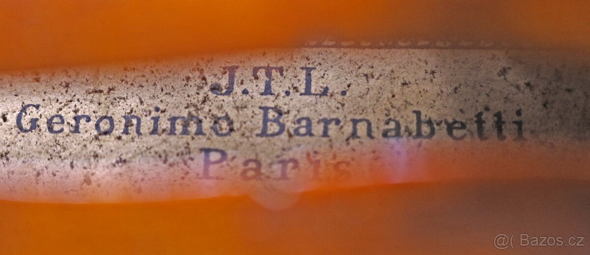 4/4 starožitné Francouzské housle z konce 19-ho století - 7