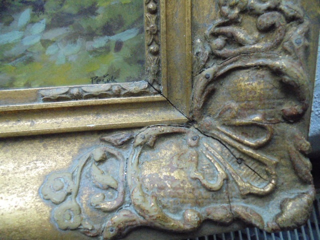 OBRAZ OLEJ NA KARTONU-PEŠEK - 7