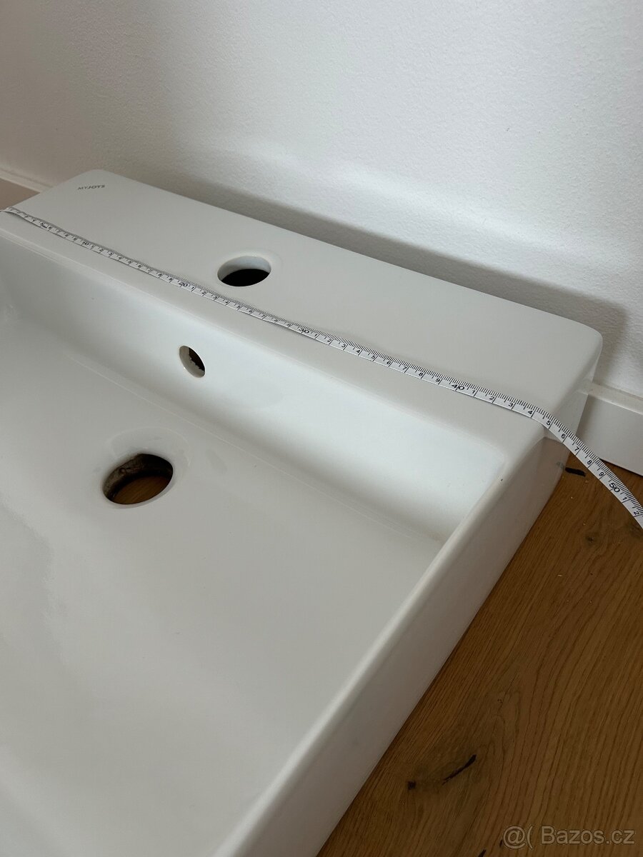 Bílé keramické umyvadlo MYJOYS - 7