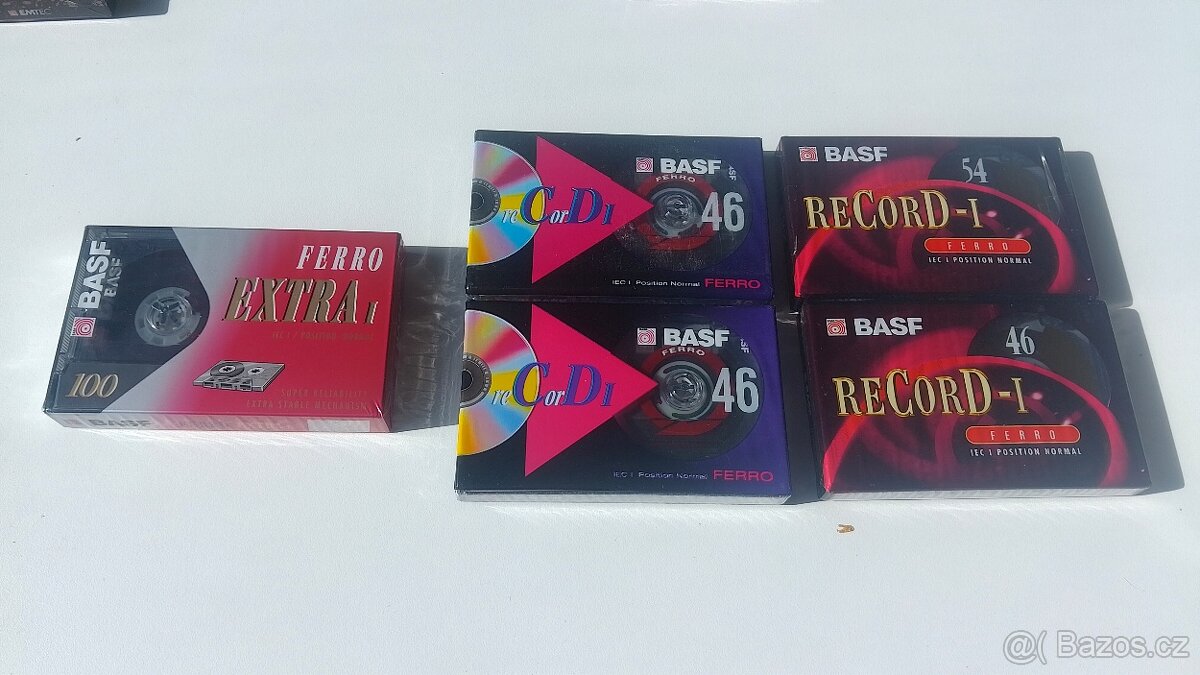 Audiokazety TDK, Maxell, BASF, Sony, Goldstar - 7