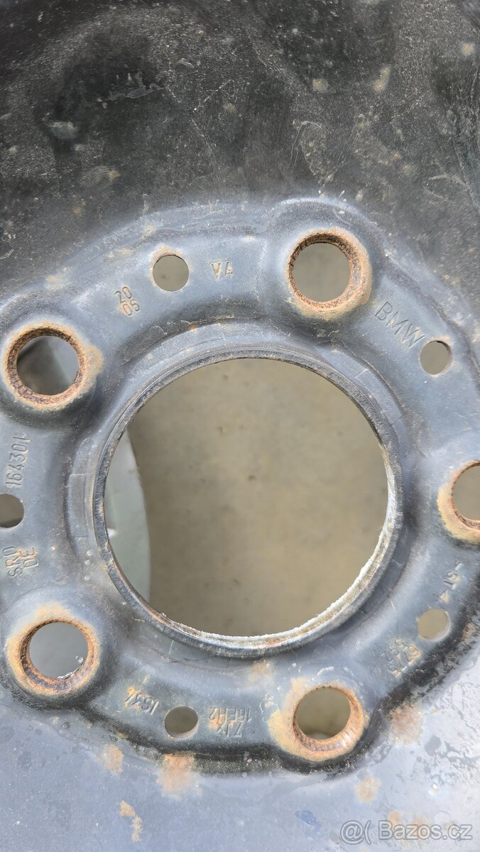 205/55/16, 4x Zimni gumy + plech disky + poklice - 7