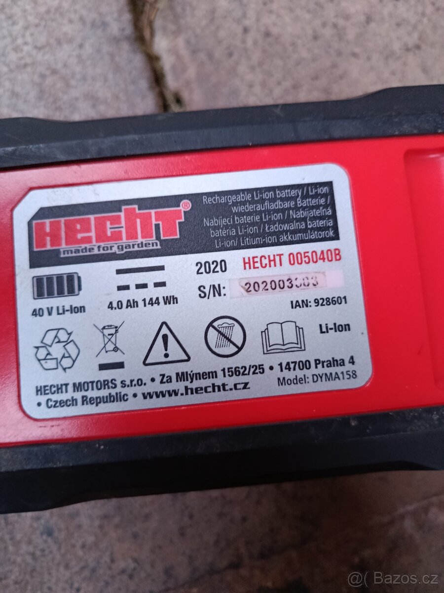 AKU HECHT sekačka + vyžínač + baterie + nabíječka - 7