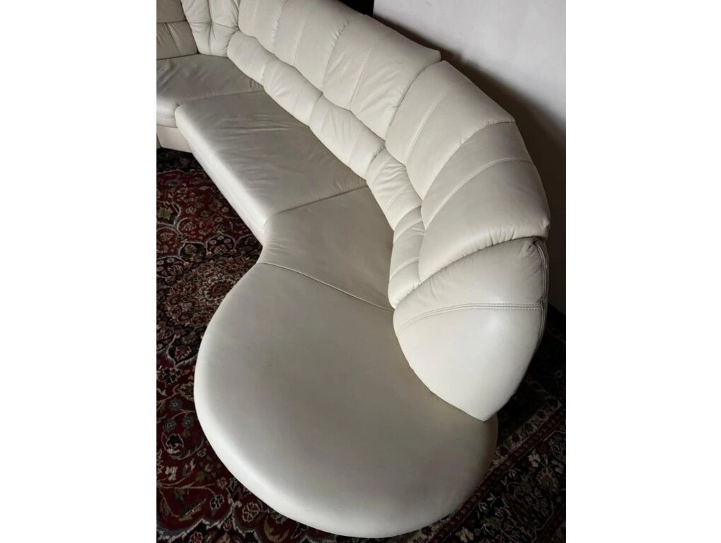 Rohová kožená sedací souprava, 3302 - 7