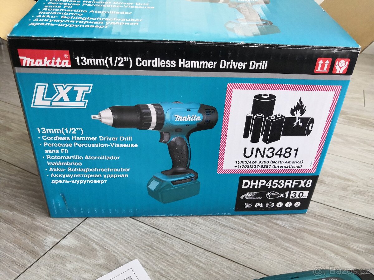 Aku vrtačka Makita DHP453RFX8 - 7