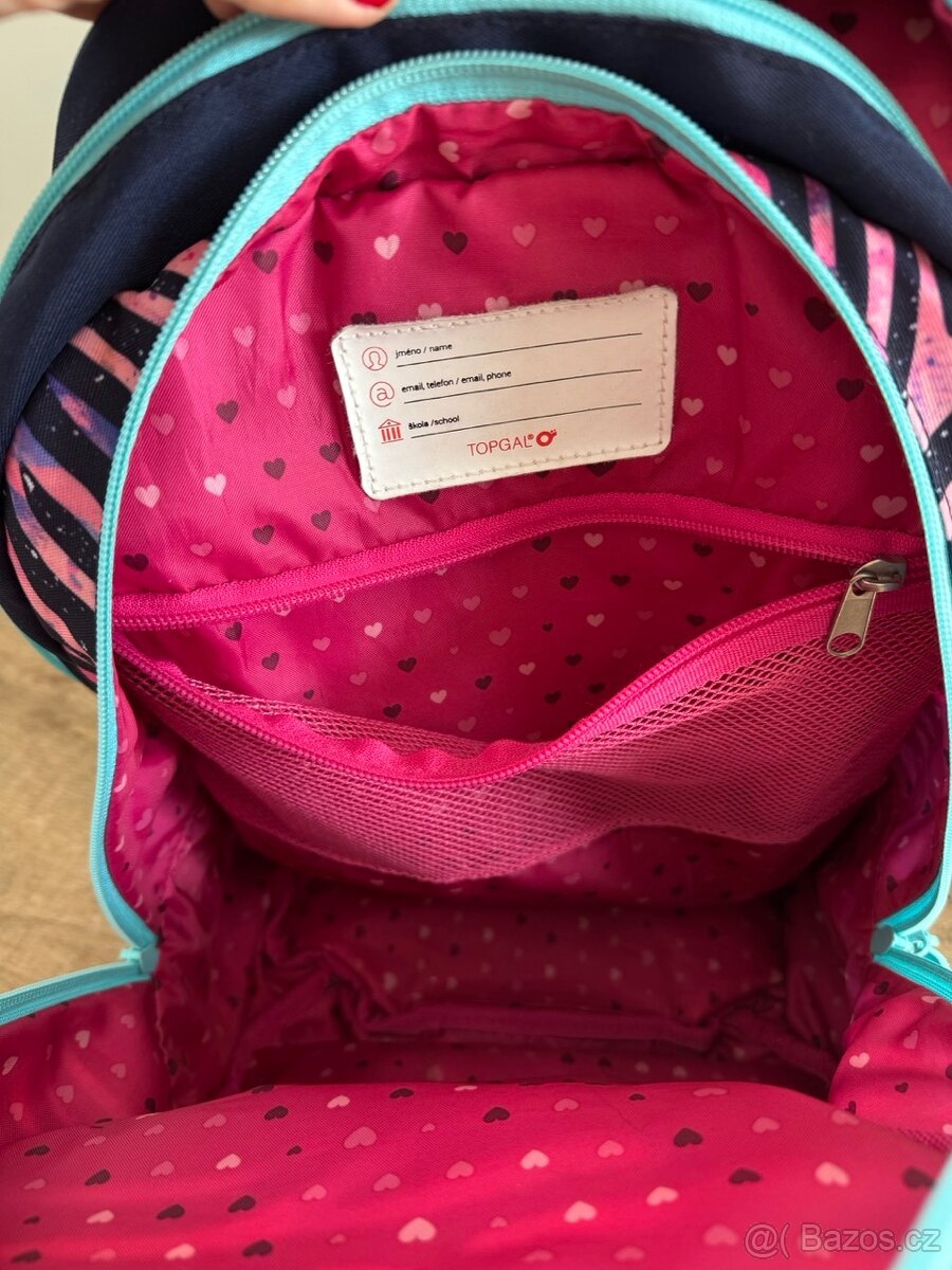 Školní batoh, aktovka Topgal, zebra Kimi - 7