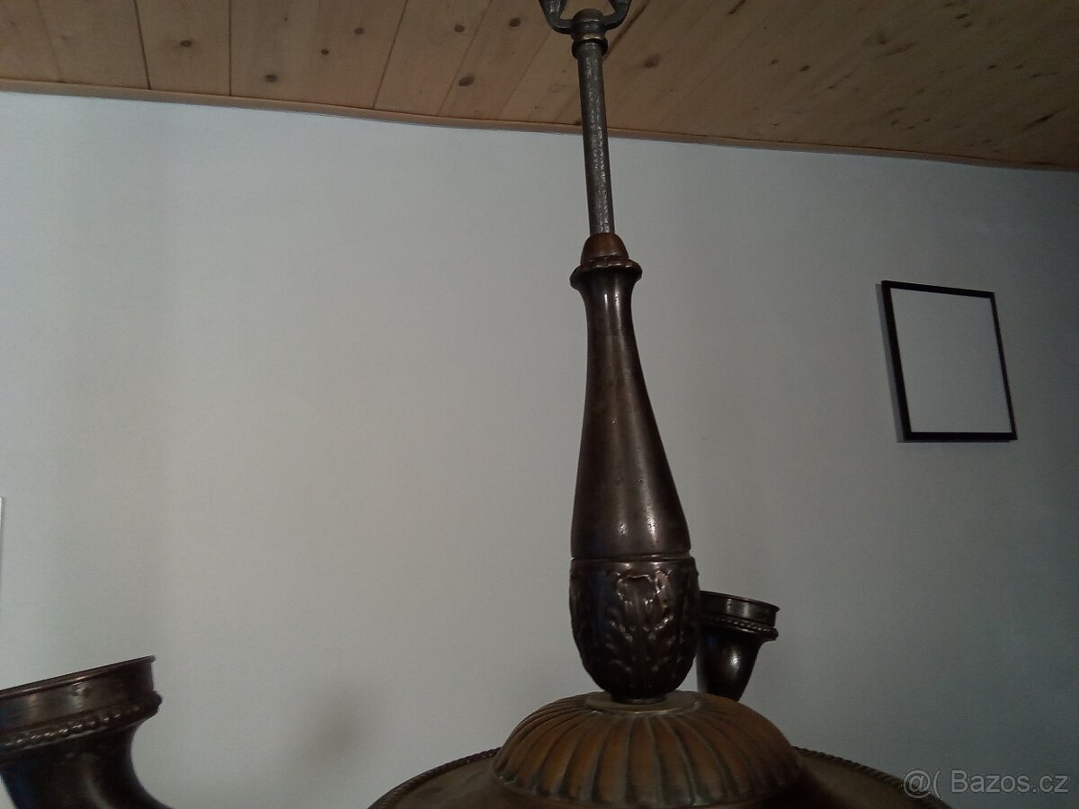 Mosazný lustr - 7