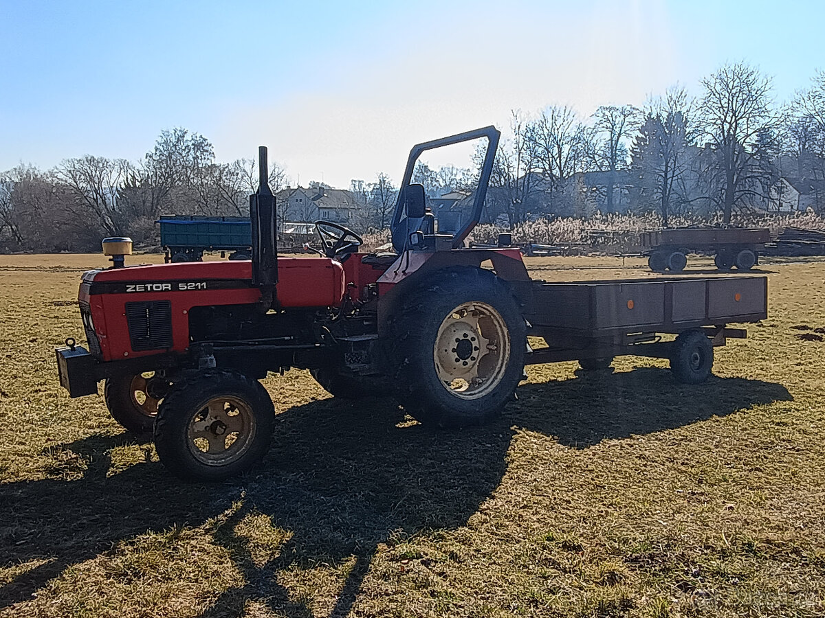 Traktor Zetor 5211 + Sklápěcí vlek - 7