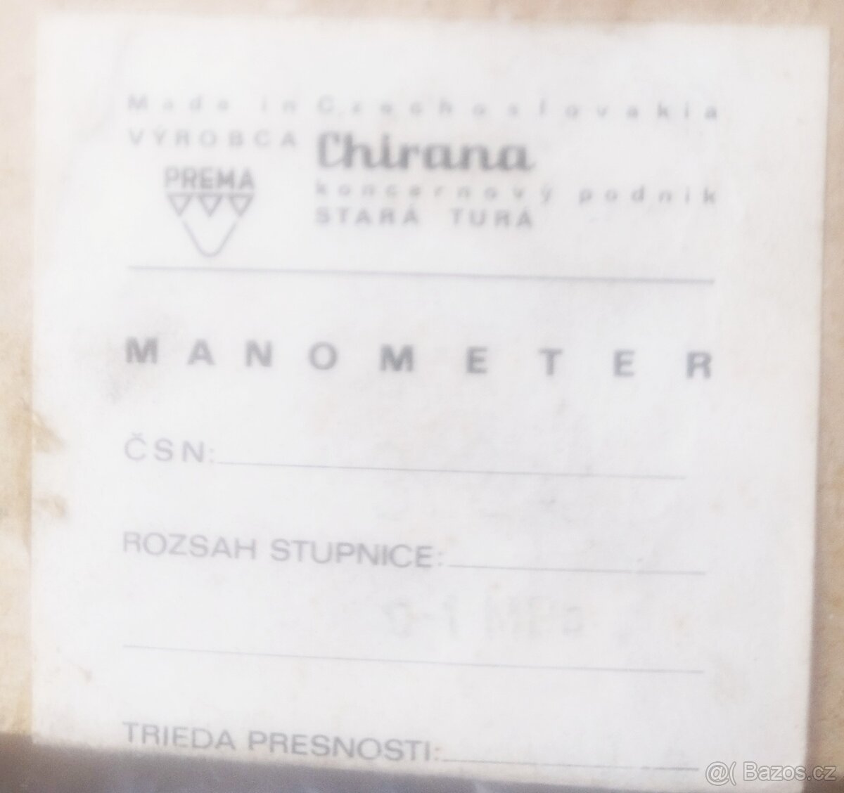 Manometry -1mpa 0-600kpa - 7