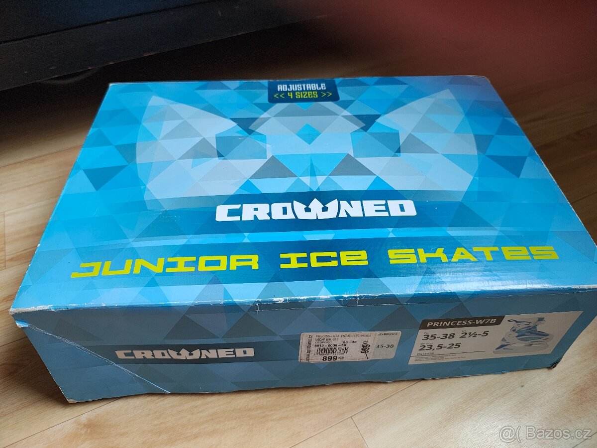 Dětské brusle rostoucí vel. 35-38- jako nové - 7