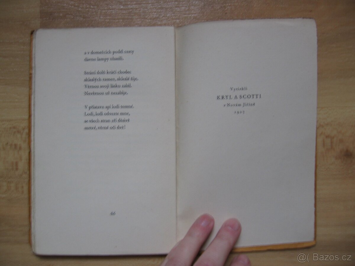 Balady Jiřího Wolkera, 1927 - 7