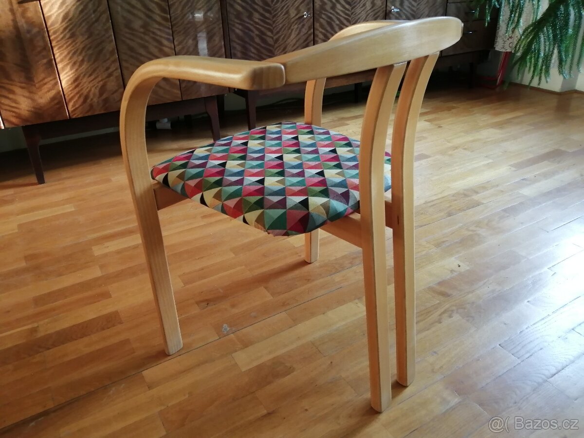 Retro židle, polokřeslo, křeslo - 7