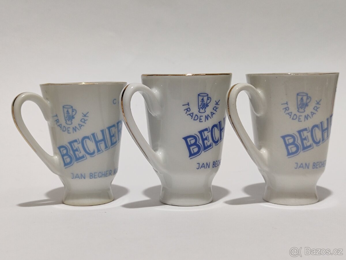 Becherovka, retro panáčky, Jan Becher, ČSSR, pošta 79.- - 7