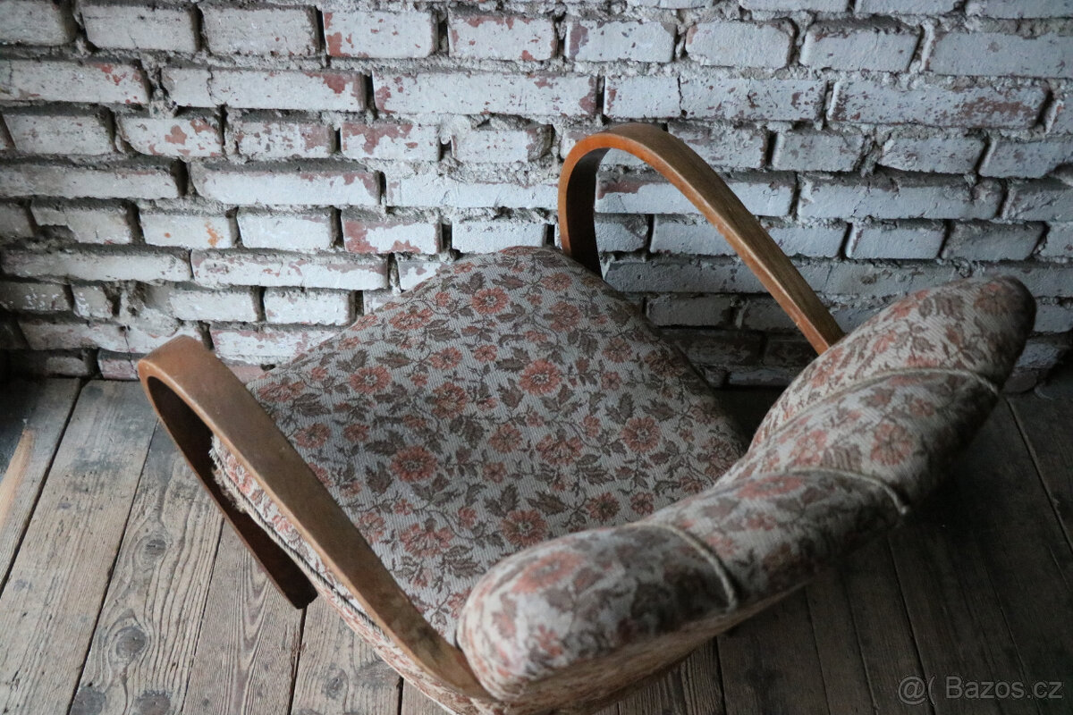 Křeslo / koktejlové / Halabala - 7