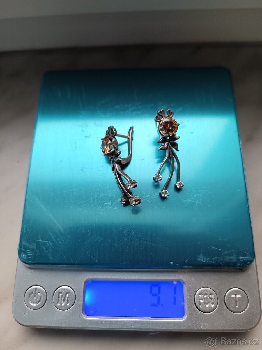 Náušnice stříbro - 7