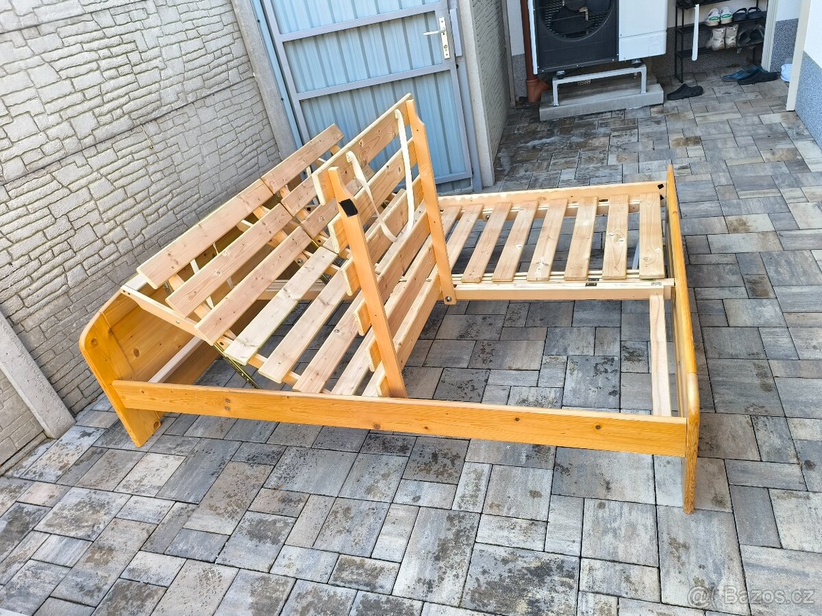 Prodám manželskou postel + Matrace ZDARMA - 7