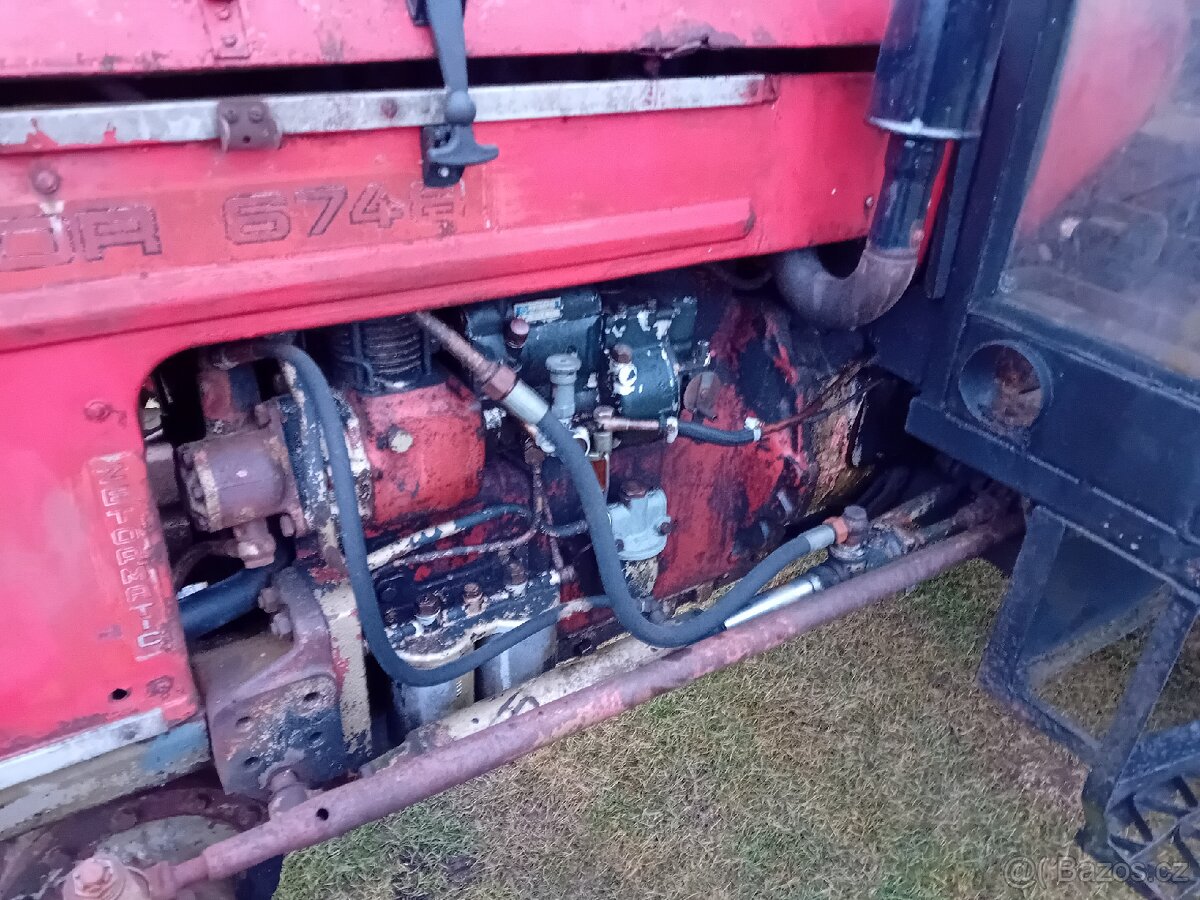 Zetor 6748, těžká přední náprava, servo - 7