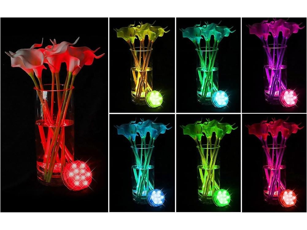 Vodotěsné LED světlo do bazénu s dálkovým ovladačem - 7