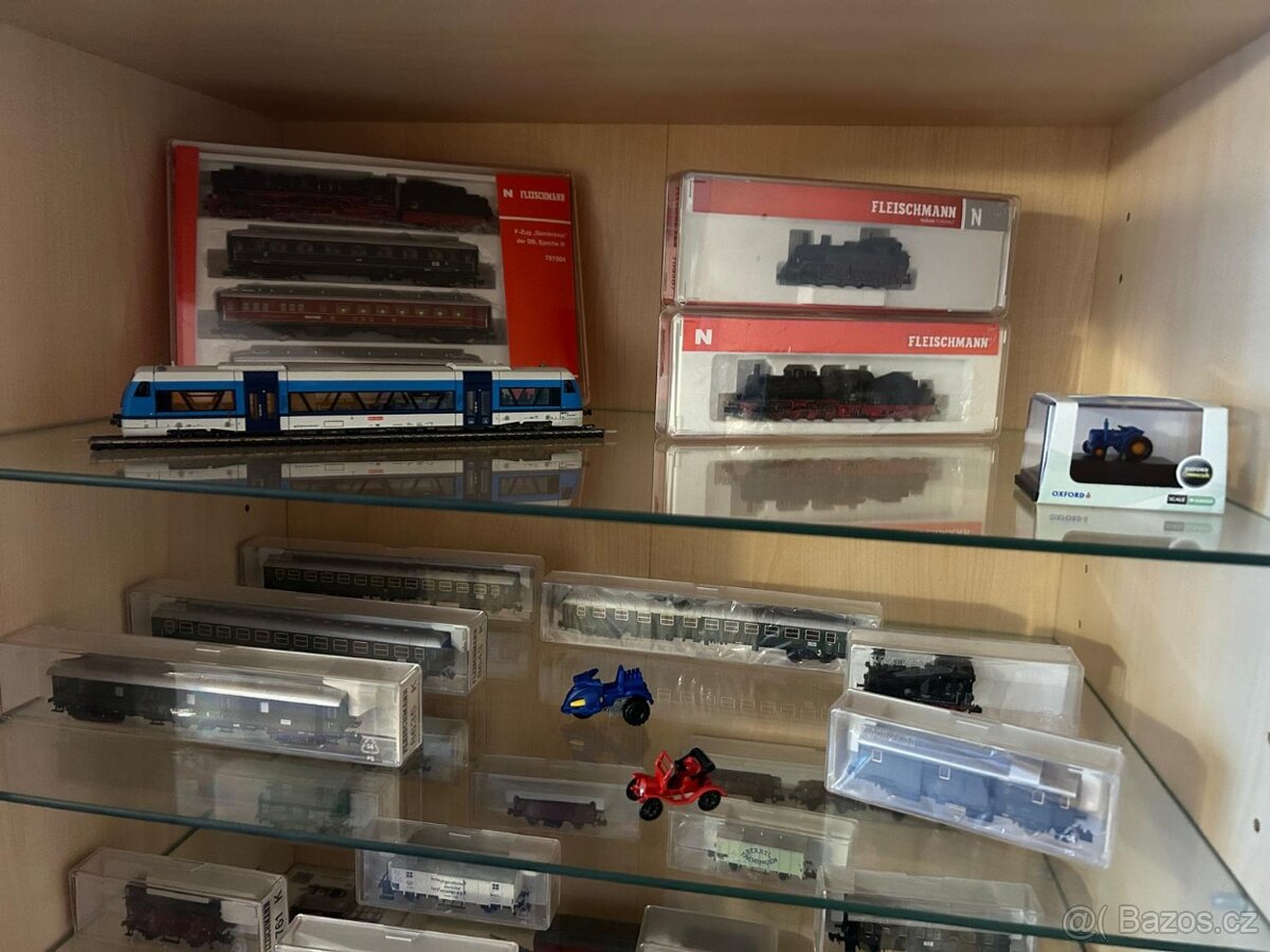 Mašinky N-vláčky-kolejiště-100% STAV-KUPOVÁNO NOVÉ - 7