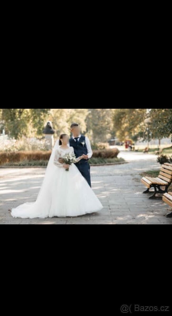 Prodám svatební šaty manželský - 7