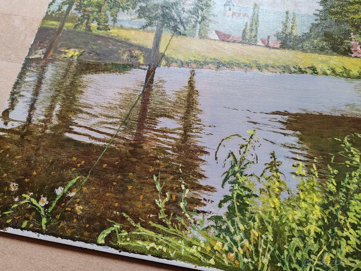 Ručně malovaný obraz bez rámu - 7