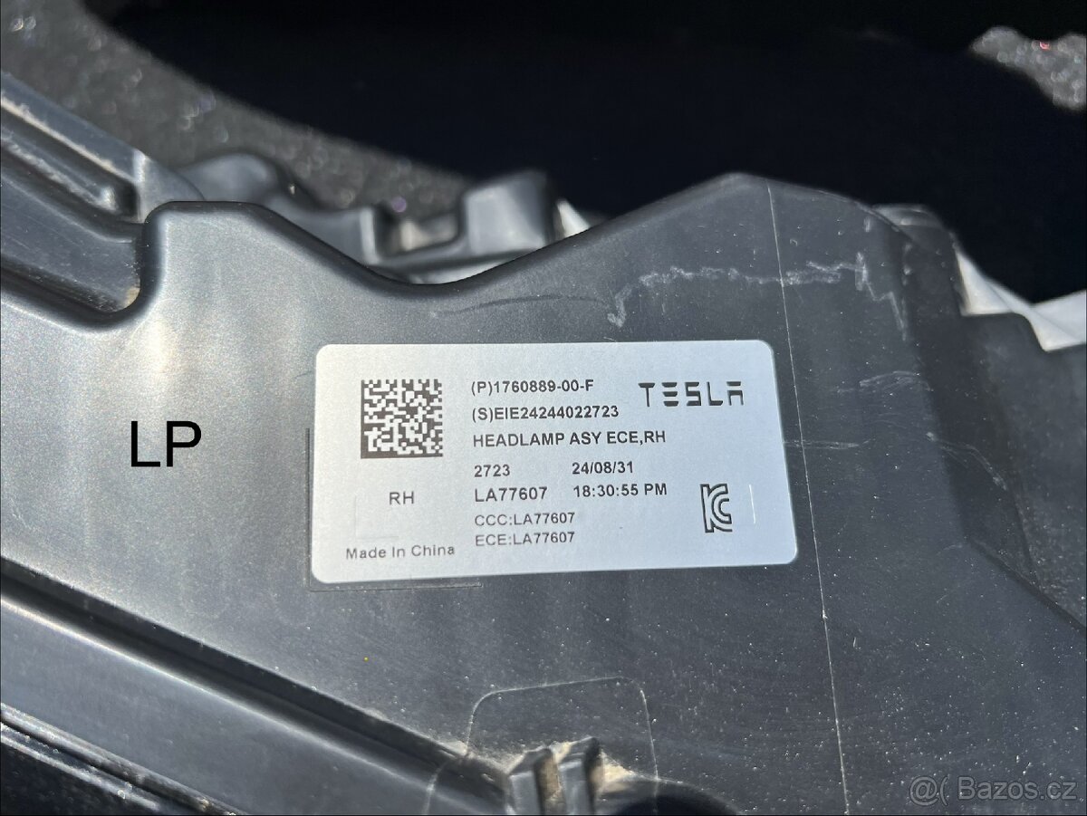 Světlomety Tesla Model 3 - 7