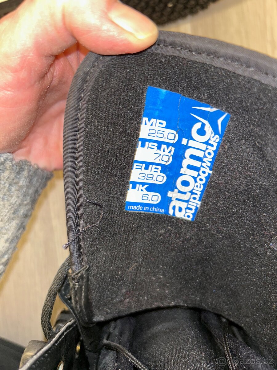 Snowboardové boty Atomic vel.39 - 7