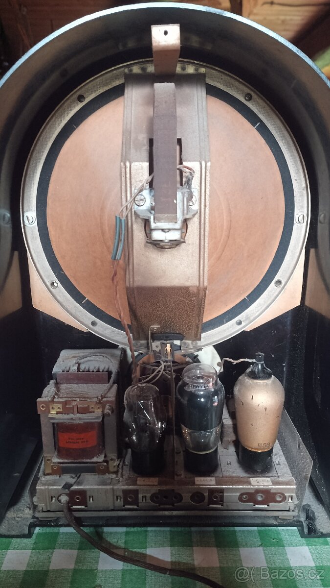 Staré funkční rádio Telefunken 270 po opravně u odborníka. - 7