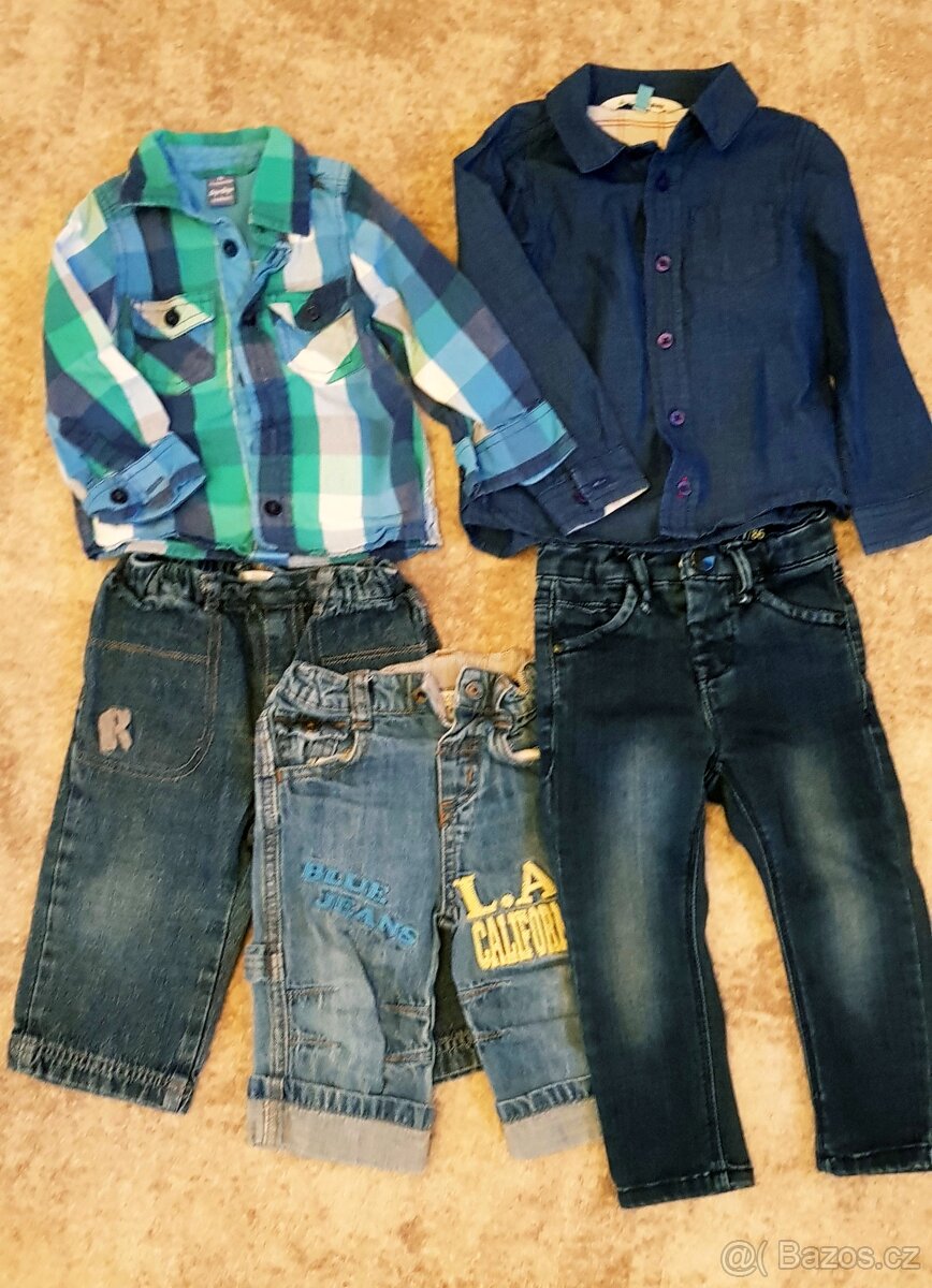 Balík oblečení na kluka 9 měsíců – 2 roky cca 70 kusů - 7