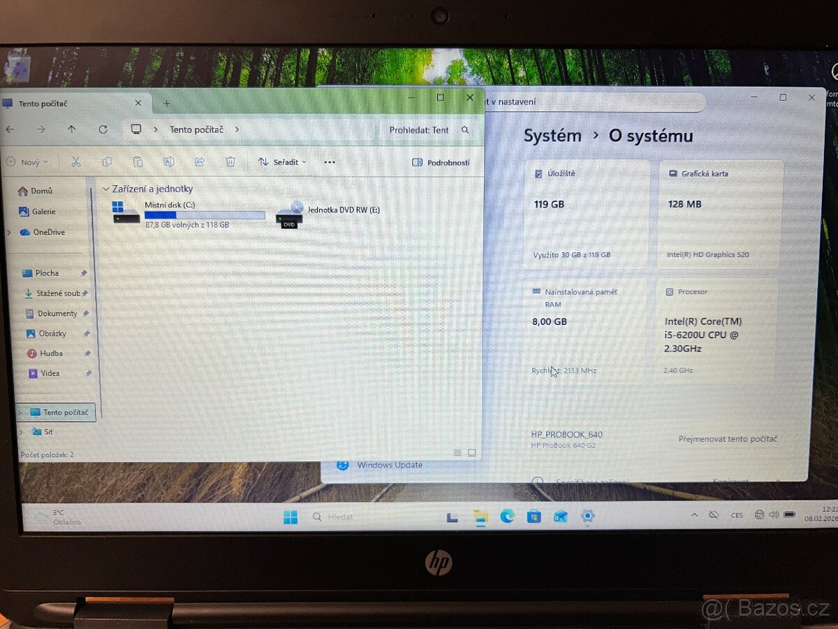 HP ProBook 640 G2 - 14 palců - 128 GB - 7