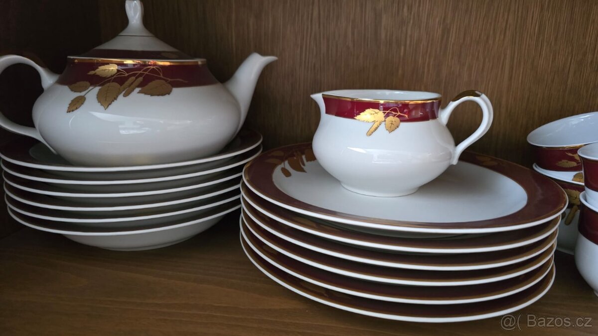 Jídelní a čajový servis, Karlovarský porcelán Thun 1794 - 7