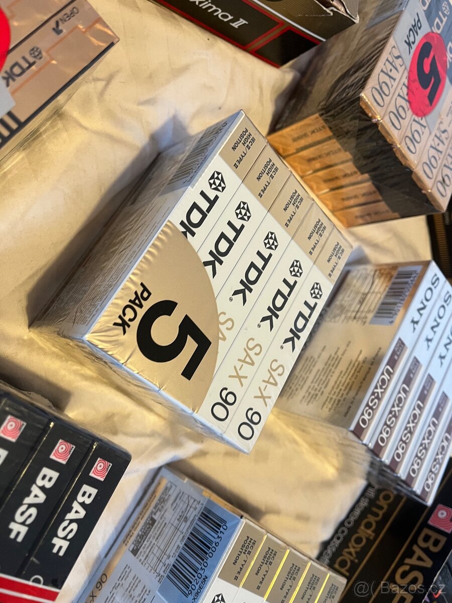 Kazety BASF TDK SONY MAXELL NOVÉ - 7