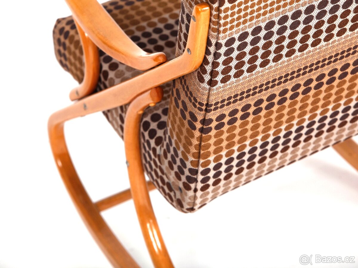 Pohodlné české houpací křeslo TON. - 7