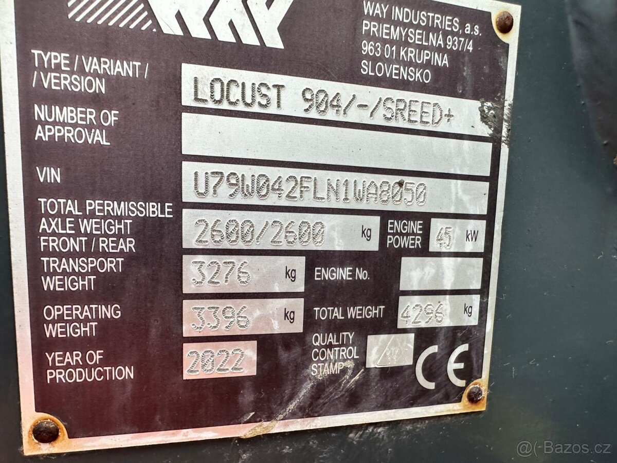 nakladač LOCUST 904 speed+ - 7