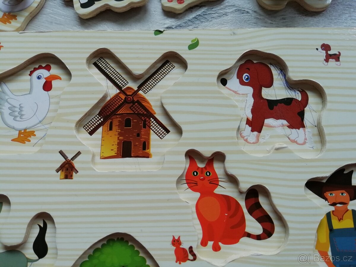 Dřevěné hračky - 7 ks - 7