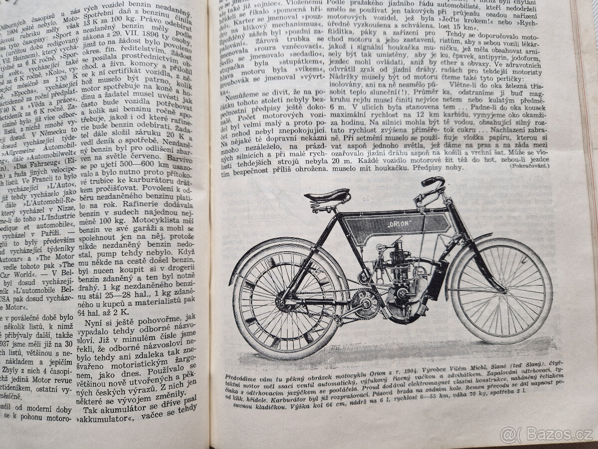 Svázané časopisy Motor Revue 1942-1944 auto motocykl veterán - 7