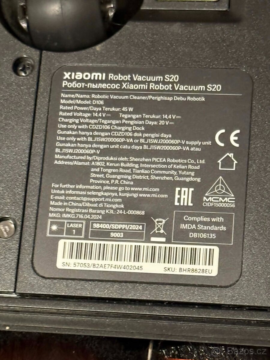 robotický vysavač Xiaomi Robot Vacuum S20 - 7