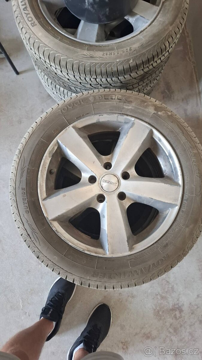 Dezent 5x120 225/55/17 zimní pneu - 7
