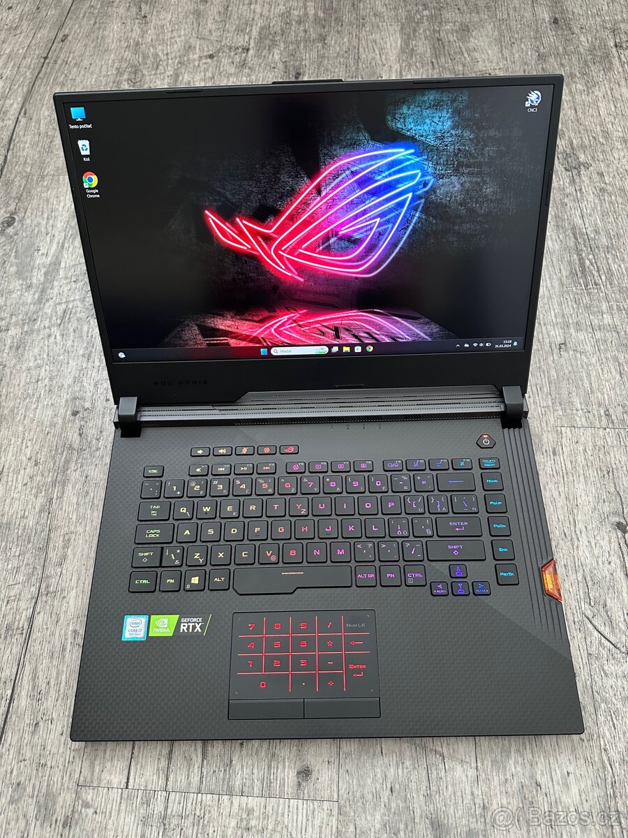 HERNÍ ASUS Republic of Gamers Strix- i7/RTX/SSD/RGB/ WIN11 - 7
