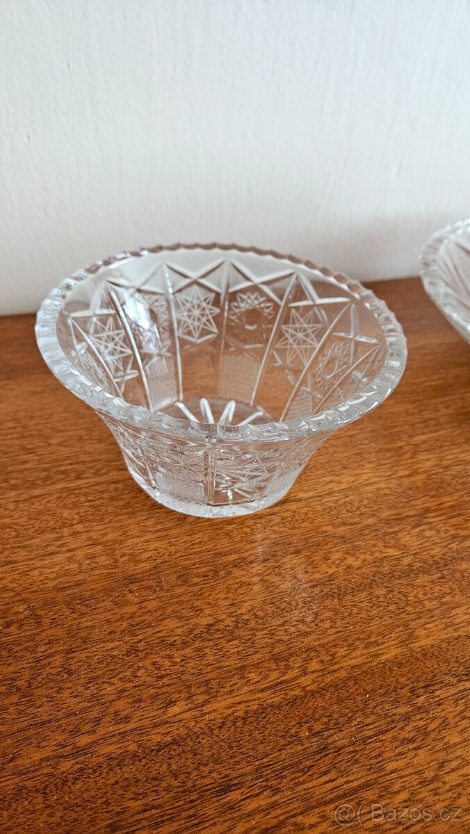 prodám české broušené sklo - 7