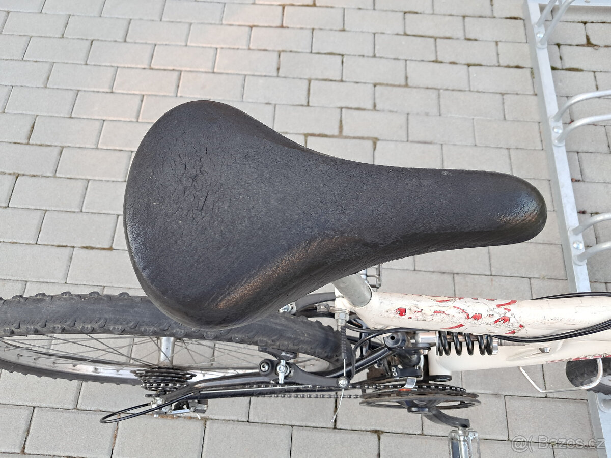 Horské kolo Engine Alpena, stojan na kolo a cyklo helma - 7