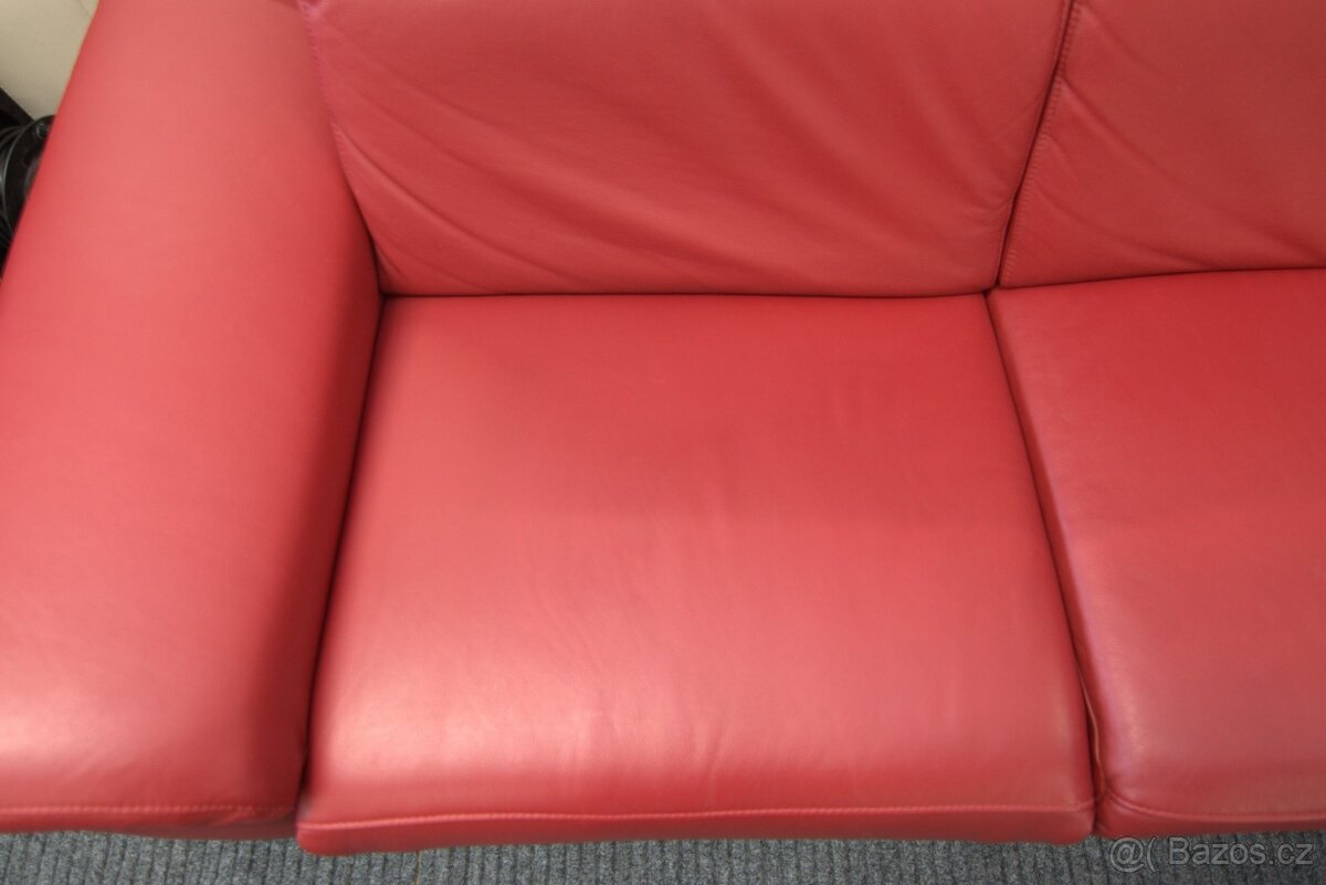 Sedací souprava rohová - kůže - 7