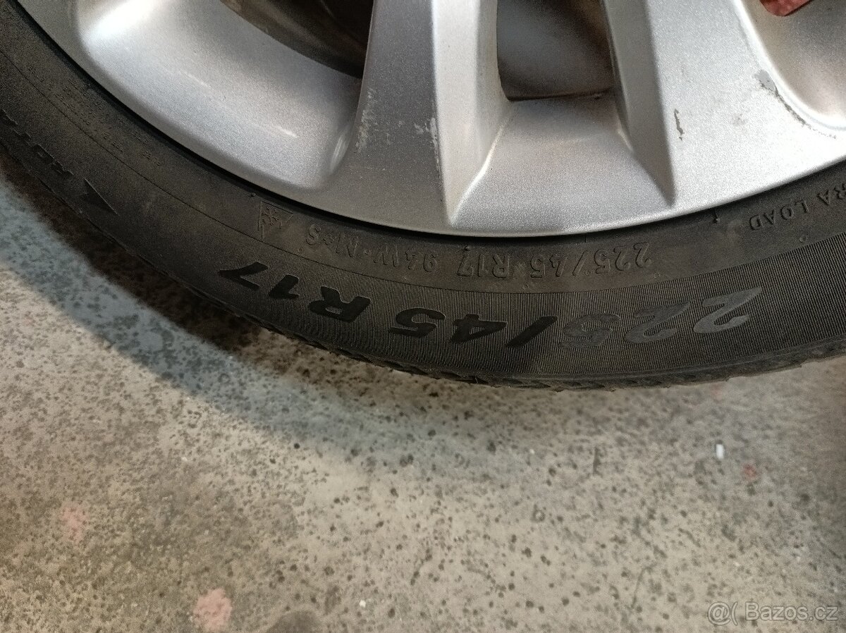 Alu Škoda Trifid 17" 5x112 celoroční pneu - 7