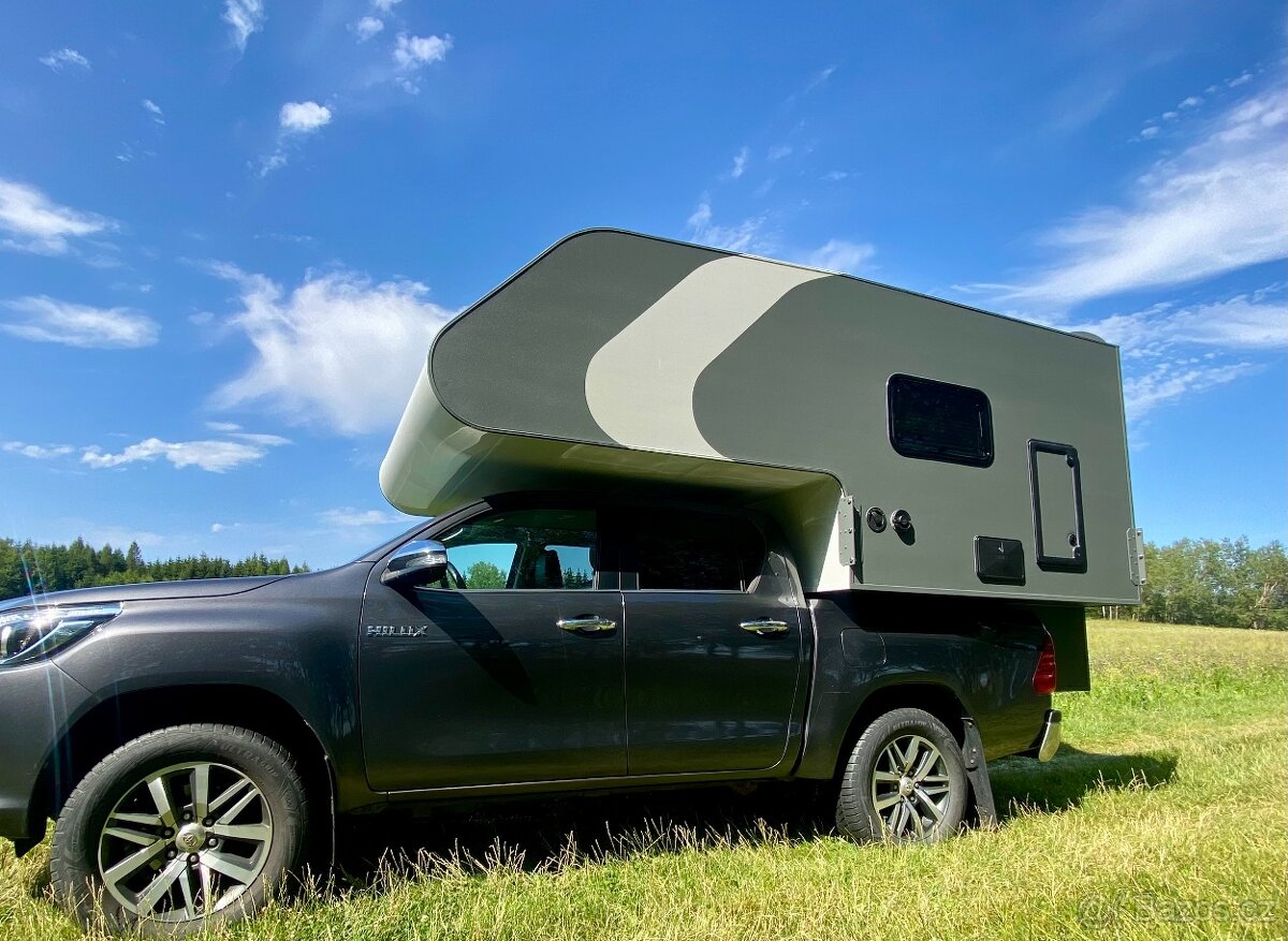 Prodám nebo vyrobím obytnou nástavbu, camper na pickup - 7