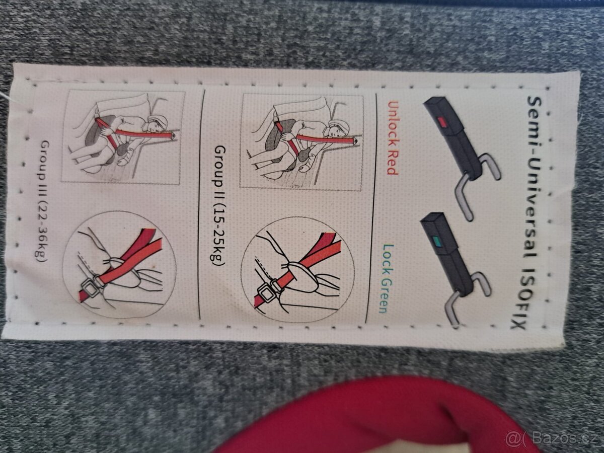 Podsedák do auta OSANN LUX Isofix - 7