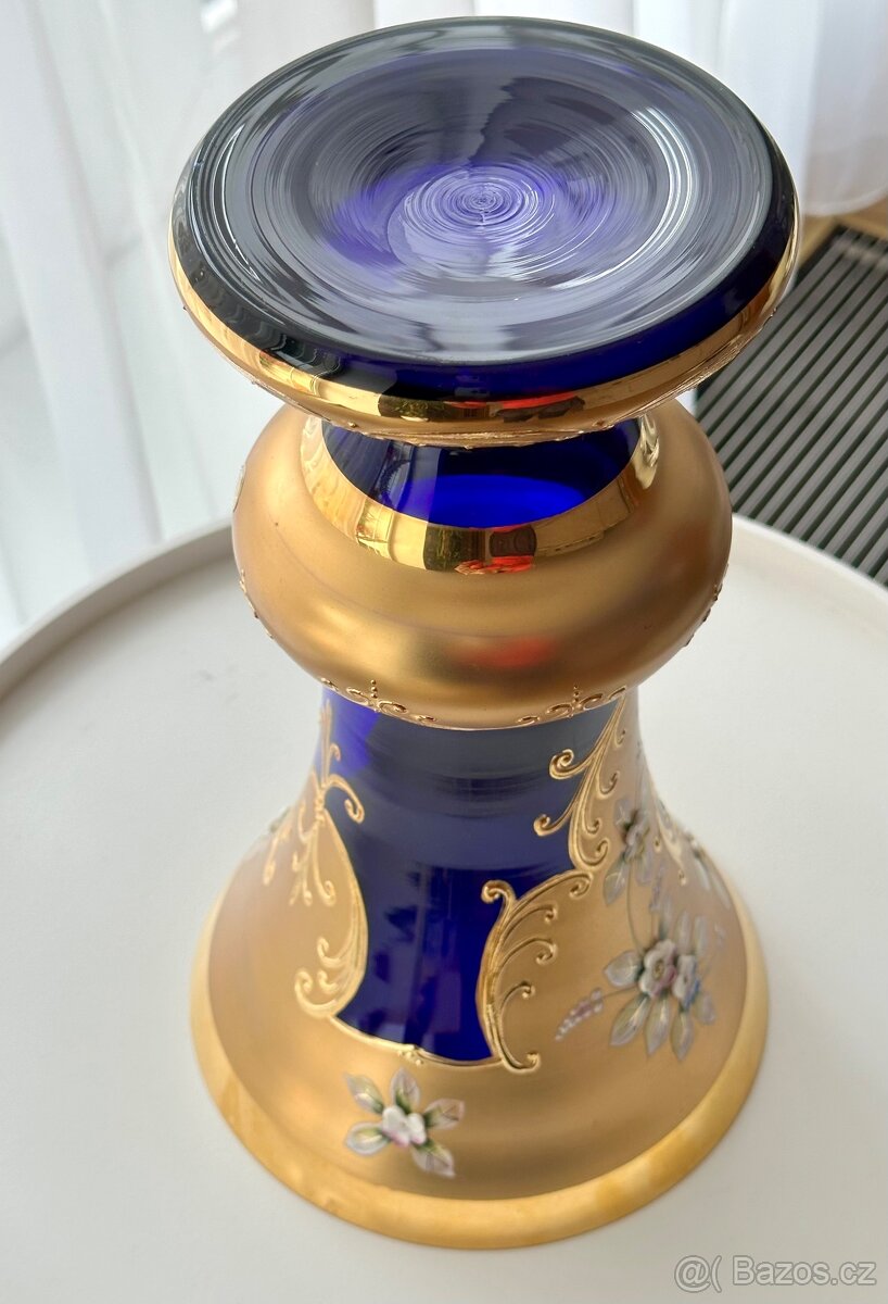 Vysoká váza Cobalt Blue - 7