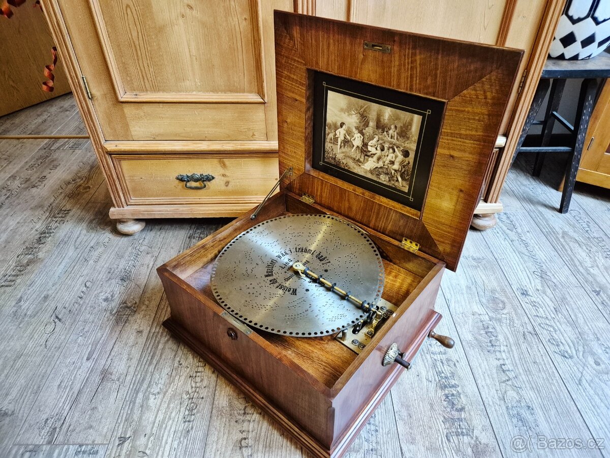 Velký starožitný Polyphon Musikwerke, rok 1898 - 7