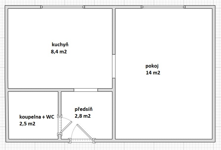 Pronájem bez RK, cihlový byt 1+1 po reko., Brno-Řečkovice - 7